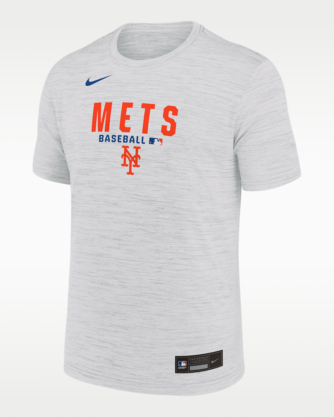 New York Mets Authentic Collection Men's Nike Dri-FIT MLB T-Shirt - White