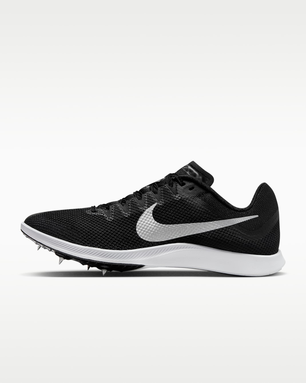 Nike Zoom Rival Distance Track & Field Distance Spikes - Black/Black/Metallic Silver