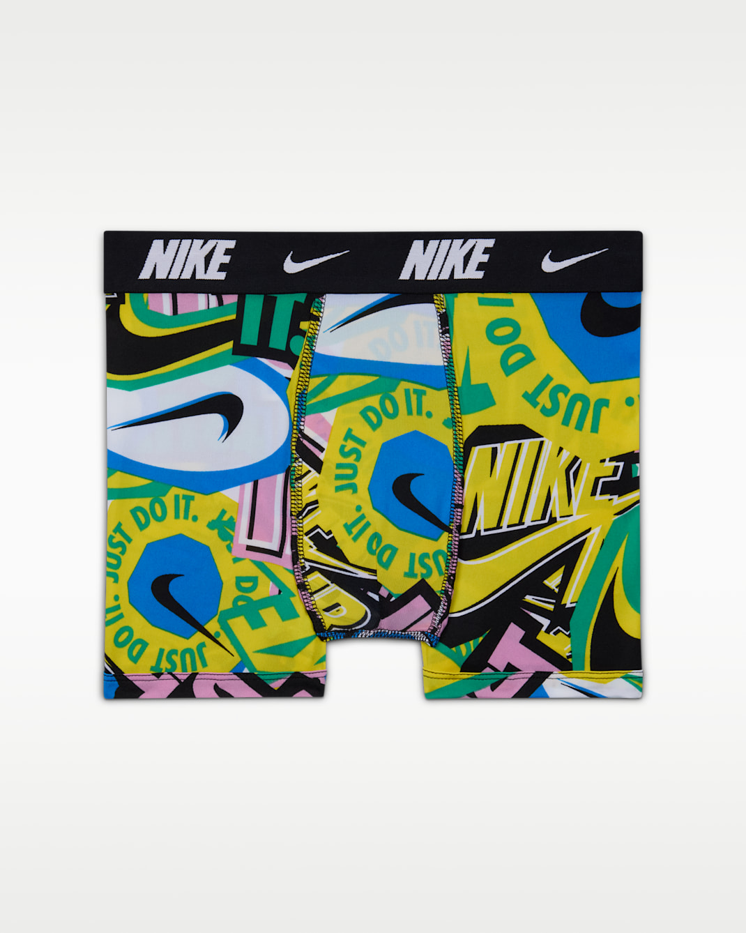 Nike Big Kids' Dri-FIT Printed Boxer Briefs (2-Pack) - Blue