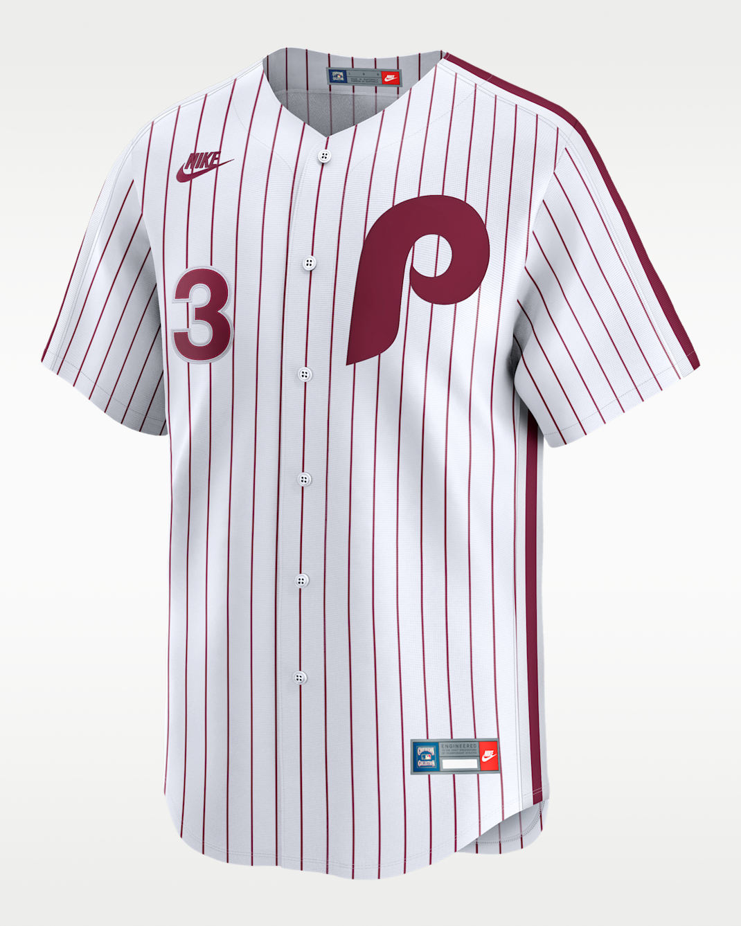Bryce Harper Philadelphia Phillies Cooperstown Men's Nike Dri-FIT MLB Limited Jersey - White