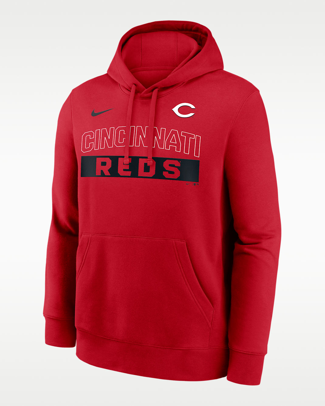 Cincinnati Reds Club Men's Nike MLB Pullover Hoodie - Red