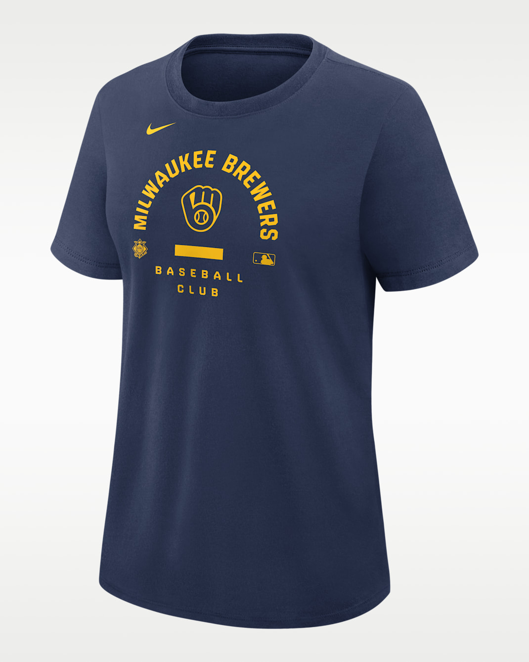 Milwaukee Brewers Authentic Collection Early Work Women's Nike Dri-FIT MLB T-Shirt - Navy
