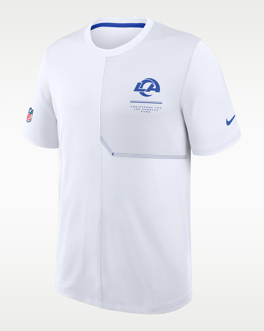 Los Angeles Rams Sideline Coach Men's Nike Dri-FIT NFL Top - White