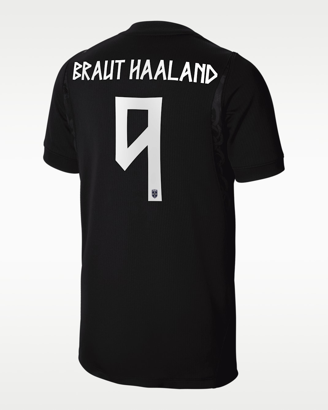 Erling Braut Haaland Norway National Team 2026 Stadium Away Big Kids' Nike Dri-FIT Soccer Jersey - Grey