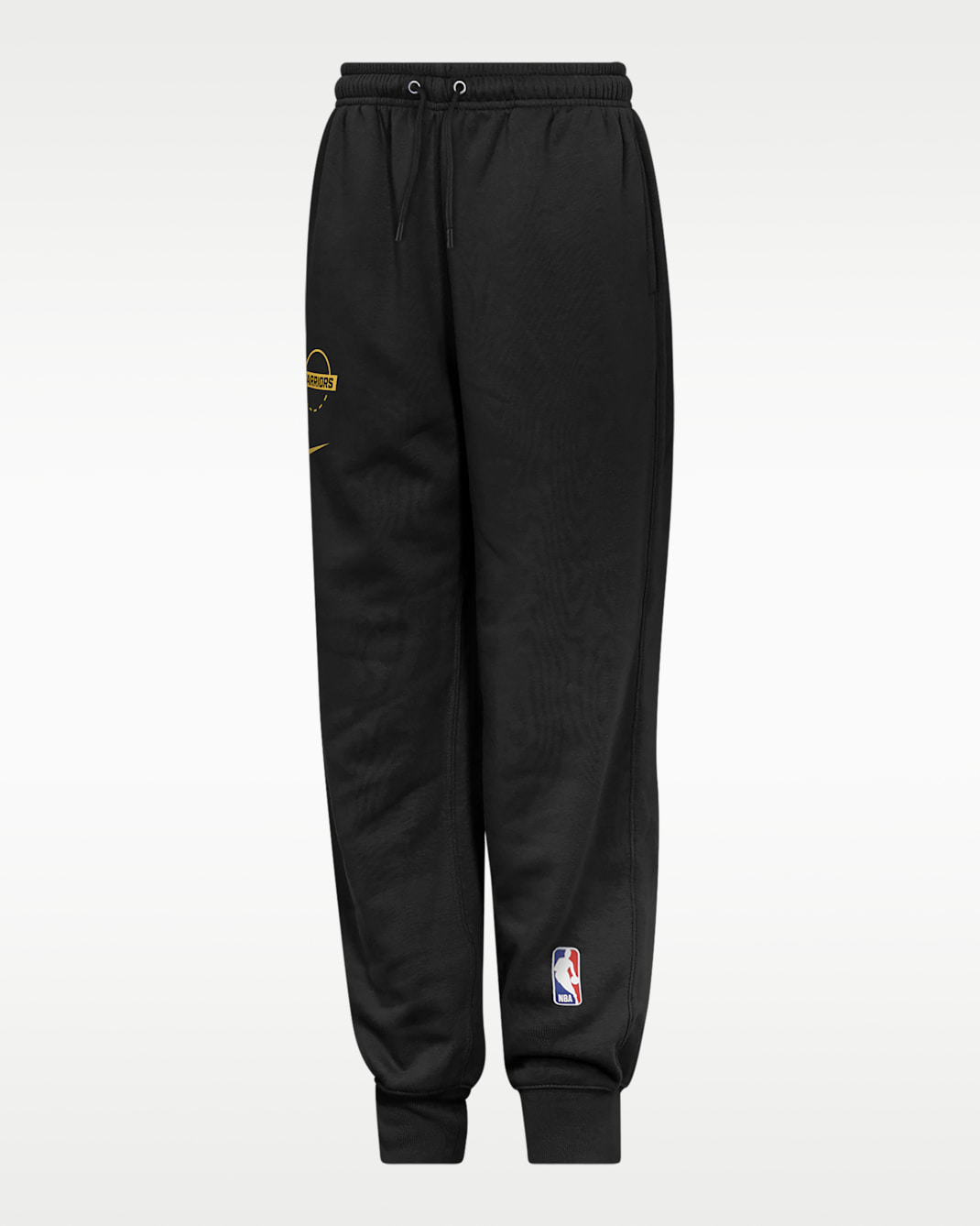 Golden State Warriors Club Kids' Nike NBA Practice Fleece Joggers - Black