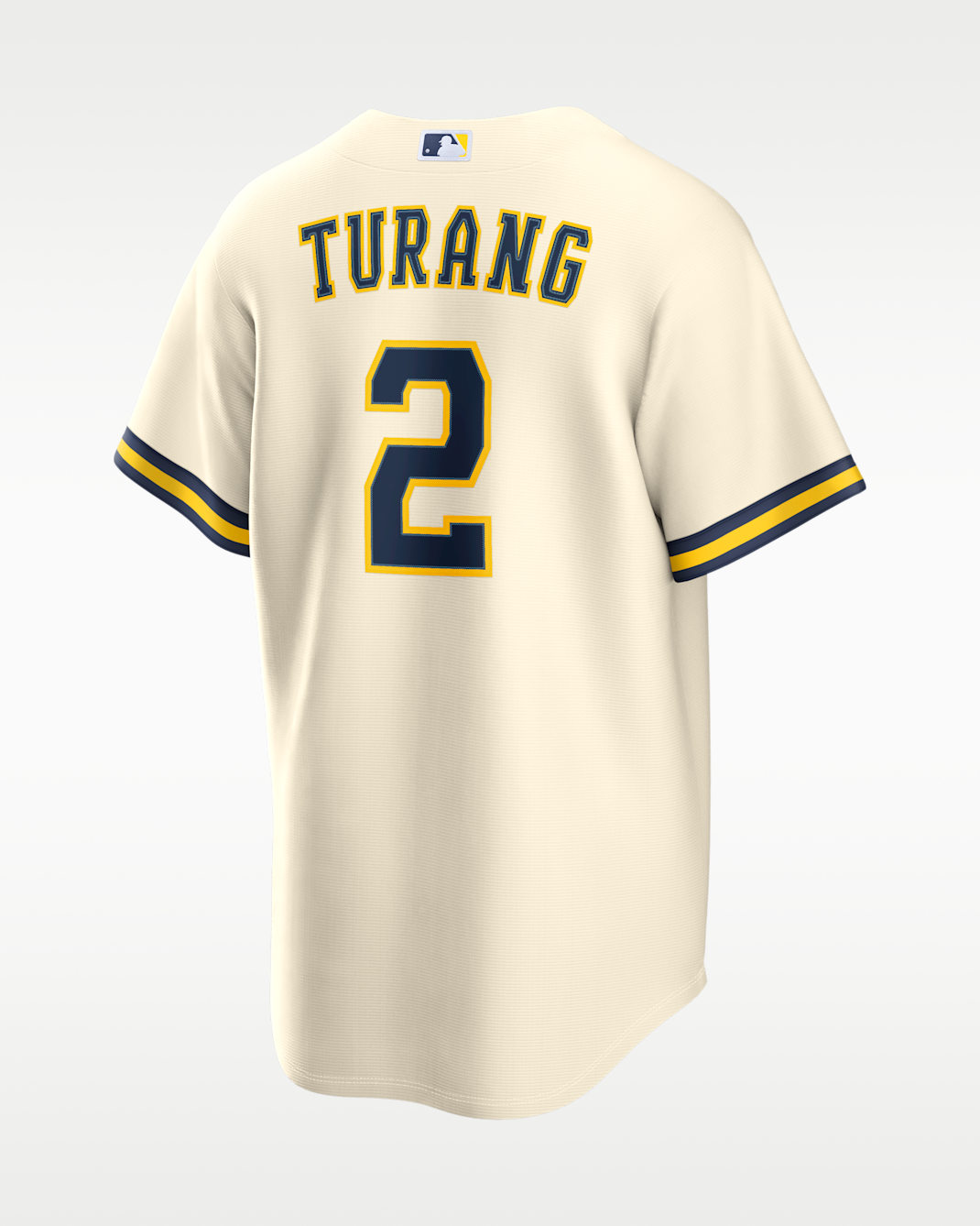 Brice Turang Milwaukee Brewers 2026 World Series Participant Men's Nike MLB Replica Jersey
