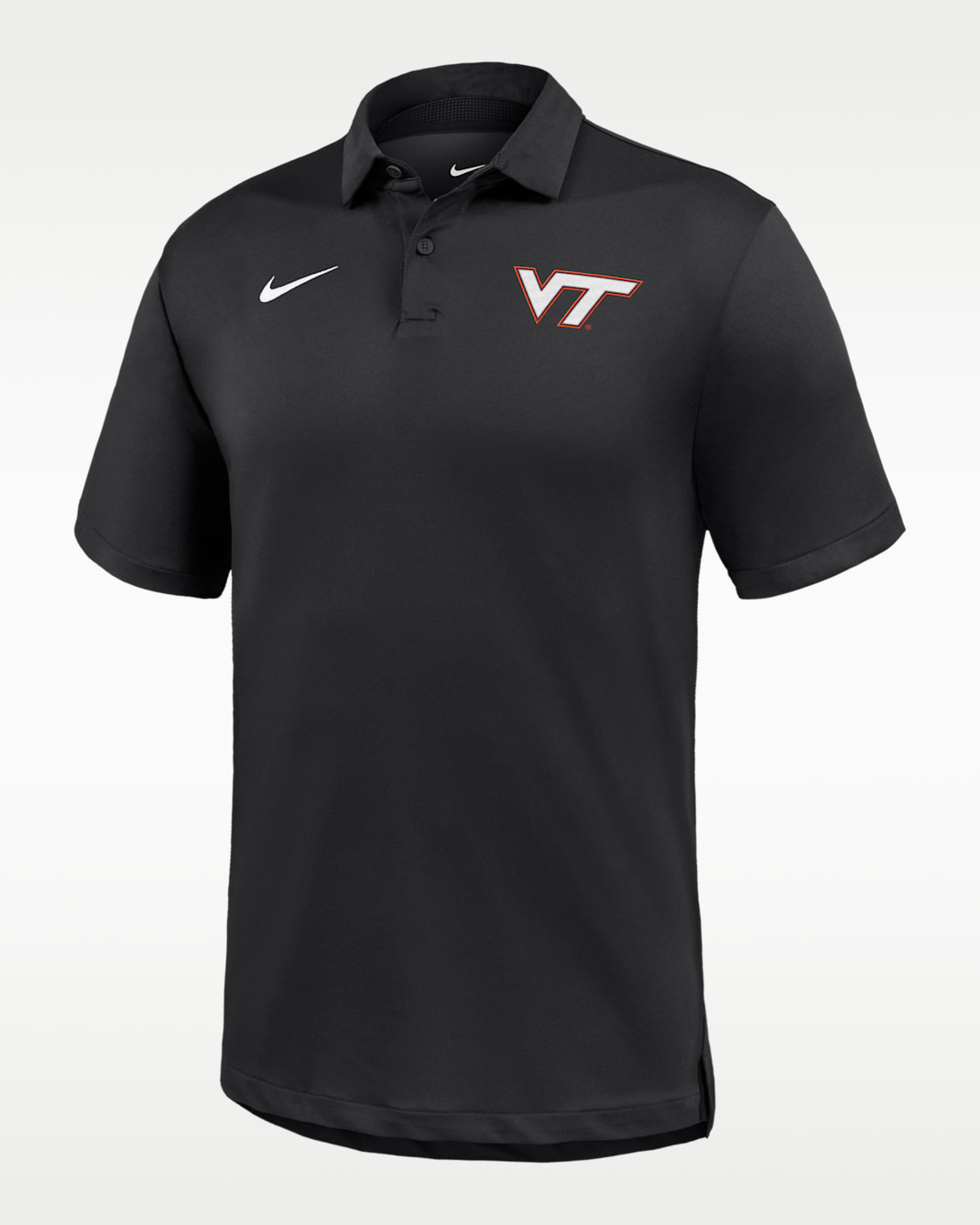 Polo universitaria Nike Dri-FIT para hombre Virginia Tech Tour - Negro