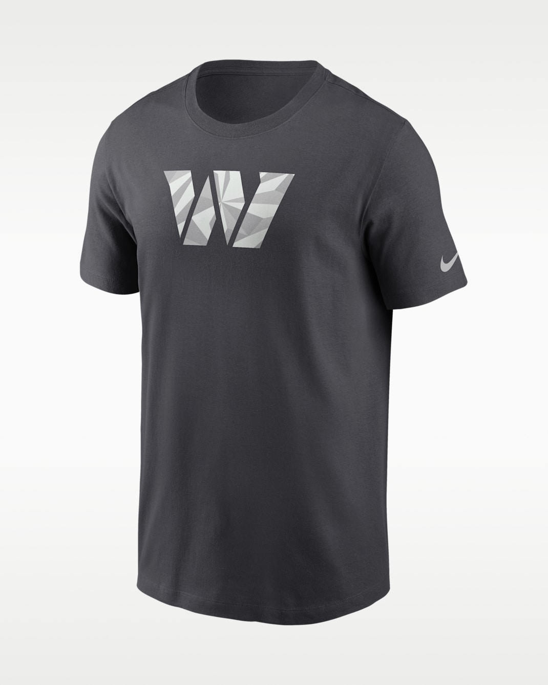 Washington Commanders Fractal Logo Men's Nike NFL T-Shirt - Anthracite