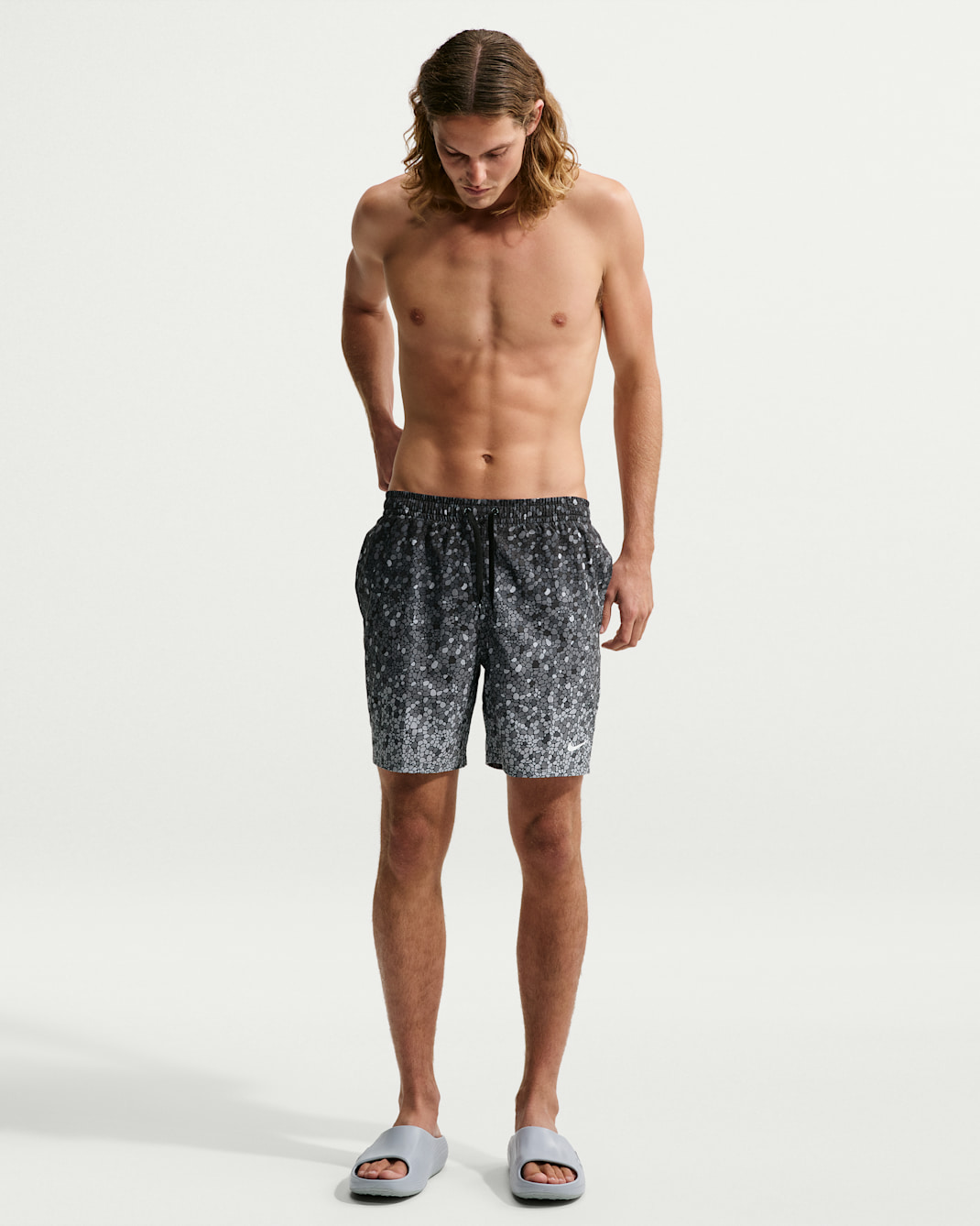Nike Swim Breaker Men's 7" Brief-Lined Volley Short - Black