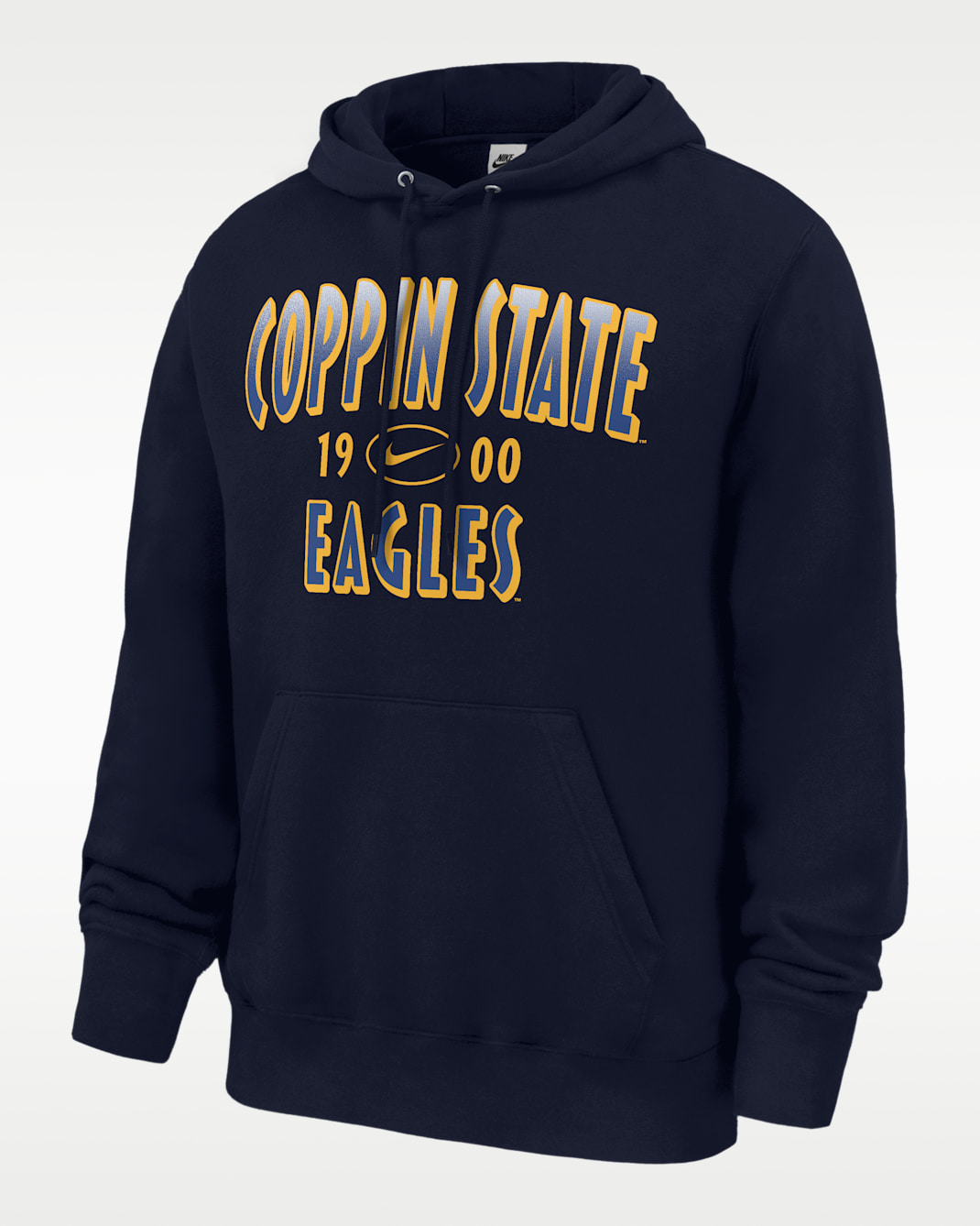 Nike College (Coppin State) Men's Club Fleece Pullover Hoodie - Game Royal