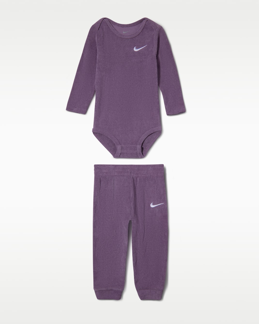 Nike Baby Essentials Baby (6-12M) Long-Sleeve Bodysuit and Pants Set - Violet Dust