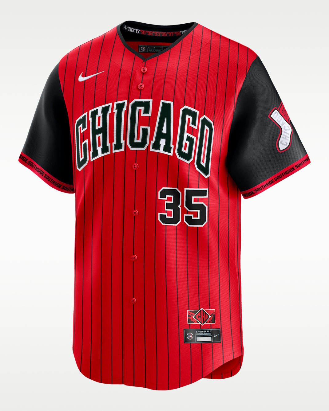 Frank Thomas Chicago White Sox City Connect Men's Nike Dri-FIT ADV MLB Limited Jersey - Red