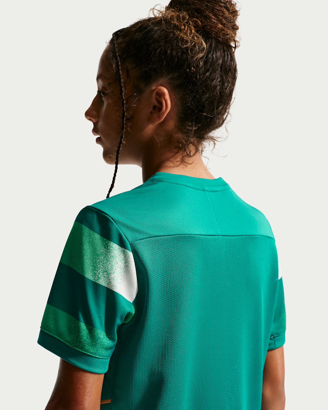 Kylian Mbappé Academy Big Kids' Dri-FIT Short-Sleeve Soccer Top