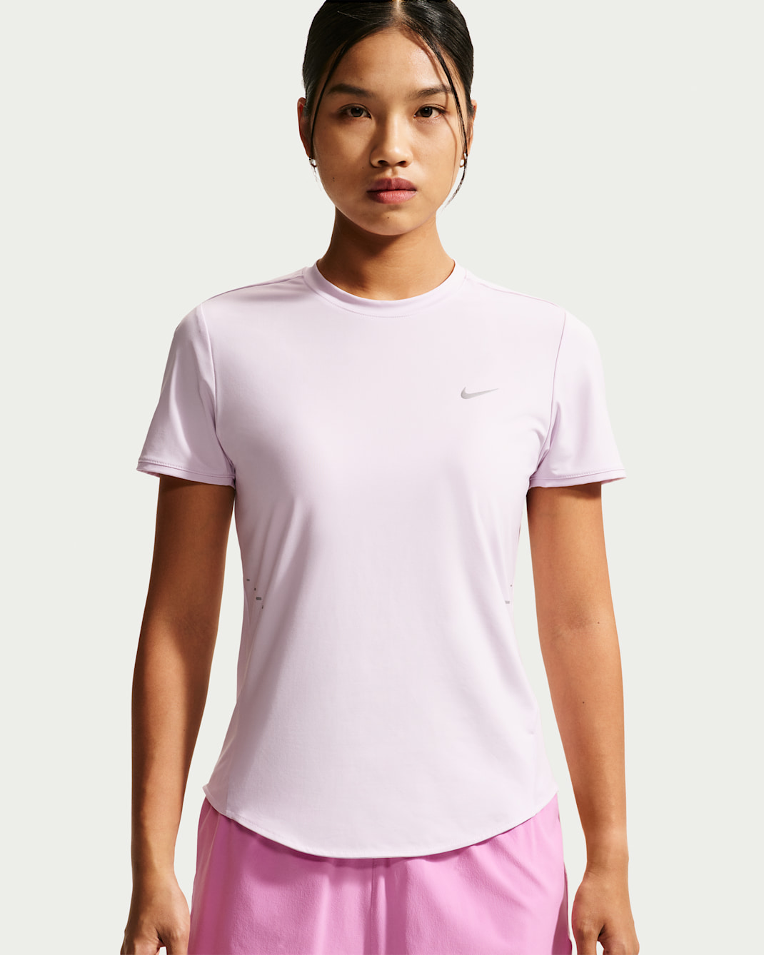 Nike Swift Women's Dri-FIT Short-Sleeve Running Top - Bleached Lilac