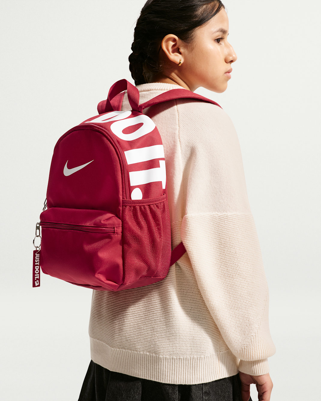 Zaino mini Nike JDI Backpack 2.0 (11 l) – Kids - Tough Red/Tough Red/Bianco