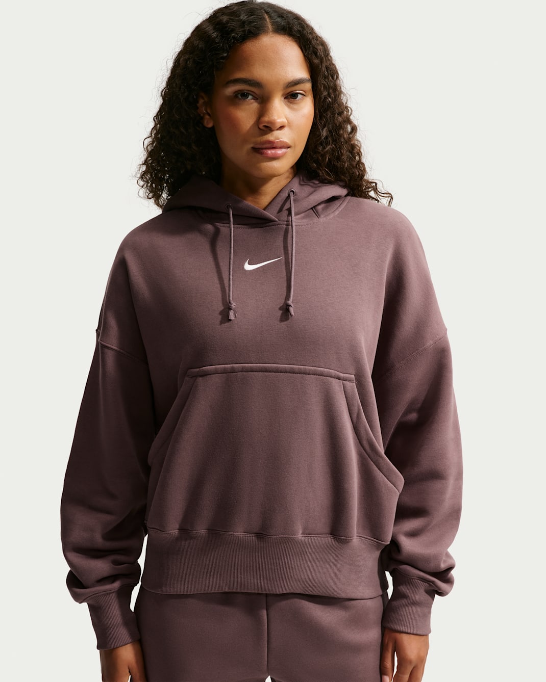 Nike Sportswear Phoenix Fleece Women's Over-Oversized Pullover Hoodie - Tattoo/Sail