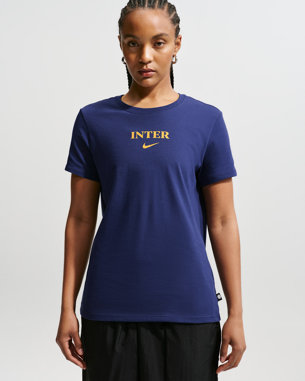 Inter Milan Nike Kadın Futbol Tişörtü - Blue Void