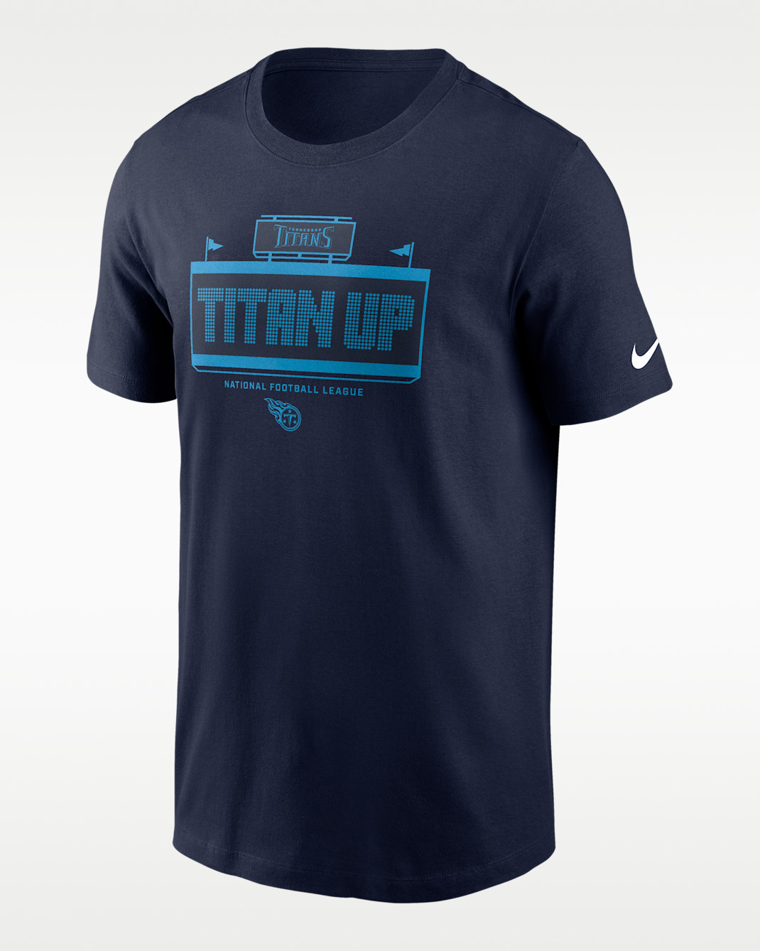 Playera Nike de la NFL para hombre Tennessee Titans Local Essential - Azul marino