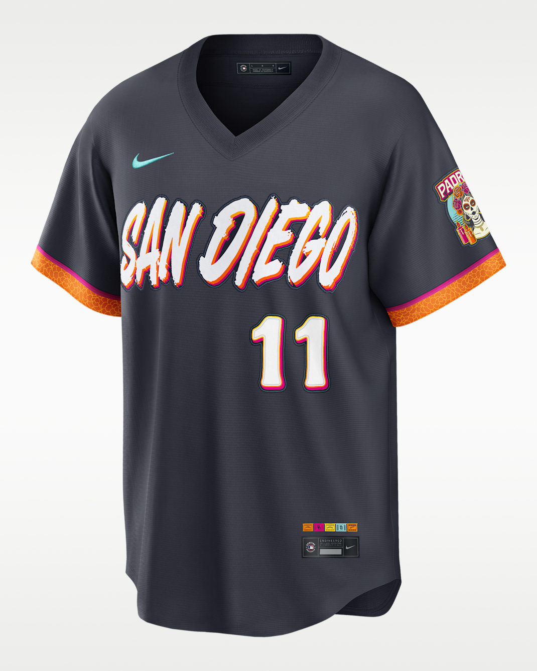 Yu Darvish San Diego Padres City Connect Men's Nike MLB Stadium Jersey - Black
