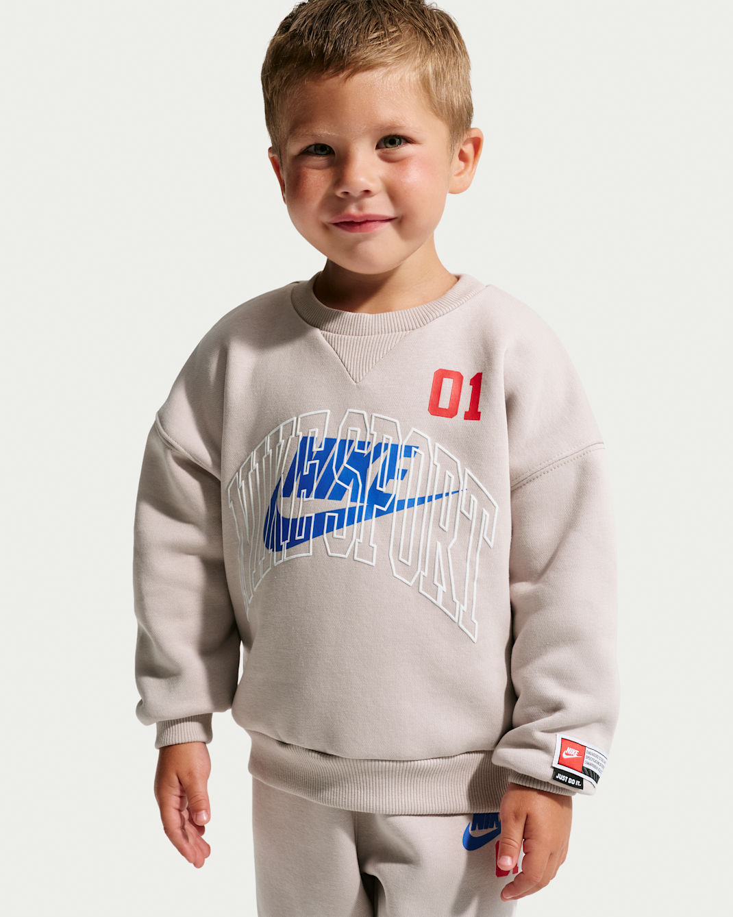 Nike Sportswear Toddler Multisport 2-Piece Fleece Crew Set