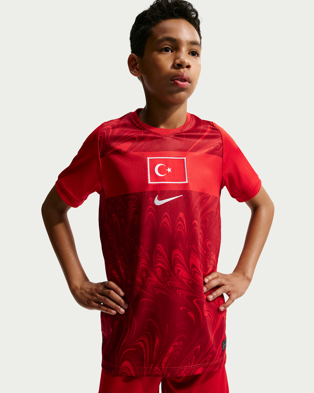 Turkey 2026 Men's Nike Dri-FIT Football Replica Shirt - Sport Red/Team Red/White