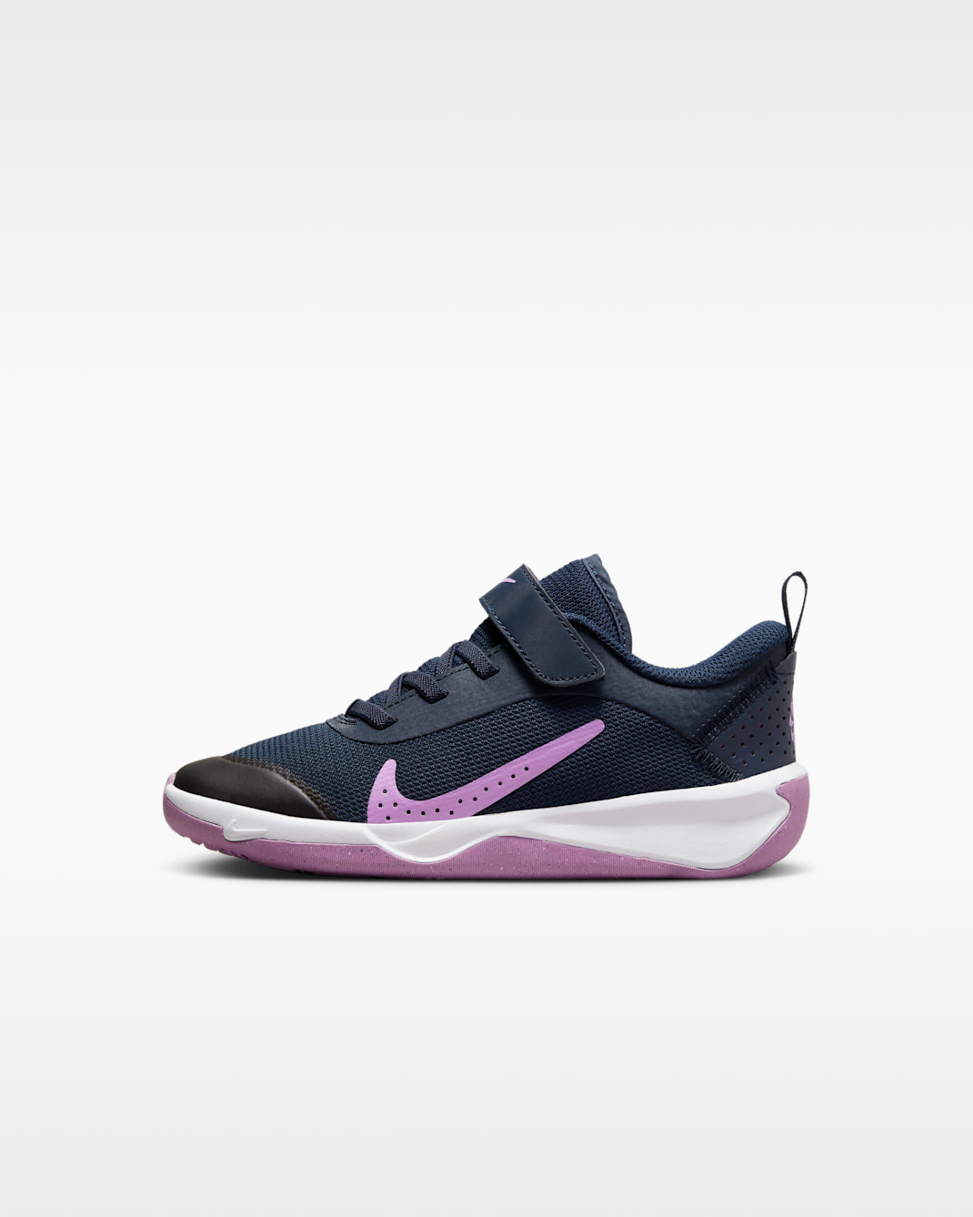 Tenis para niños de preescolar Nike Omni Multi-Court - Obsidiana/Blanco/Fucsia enérgico