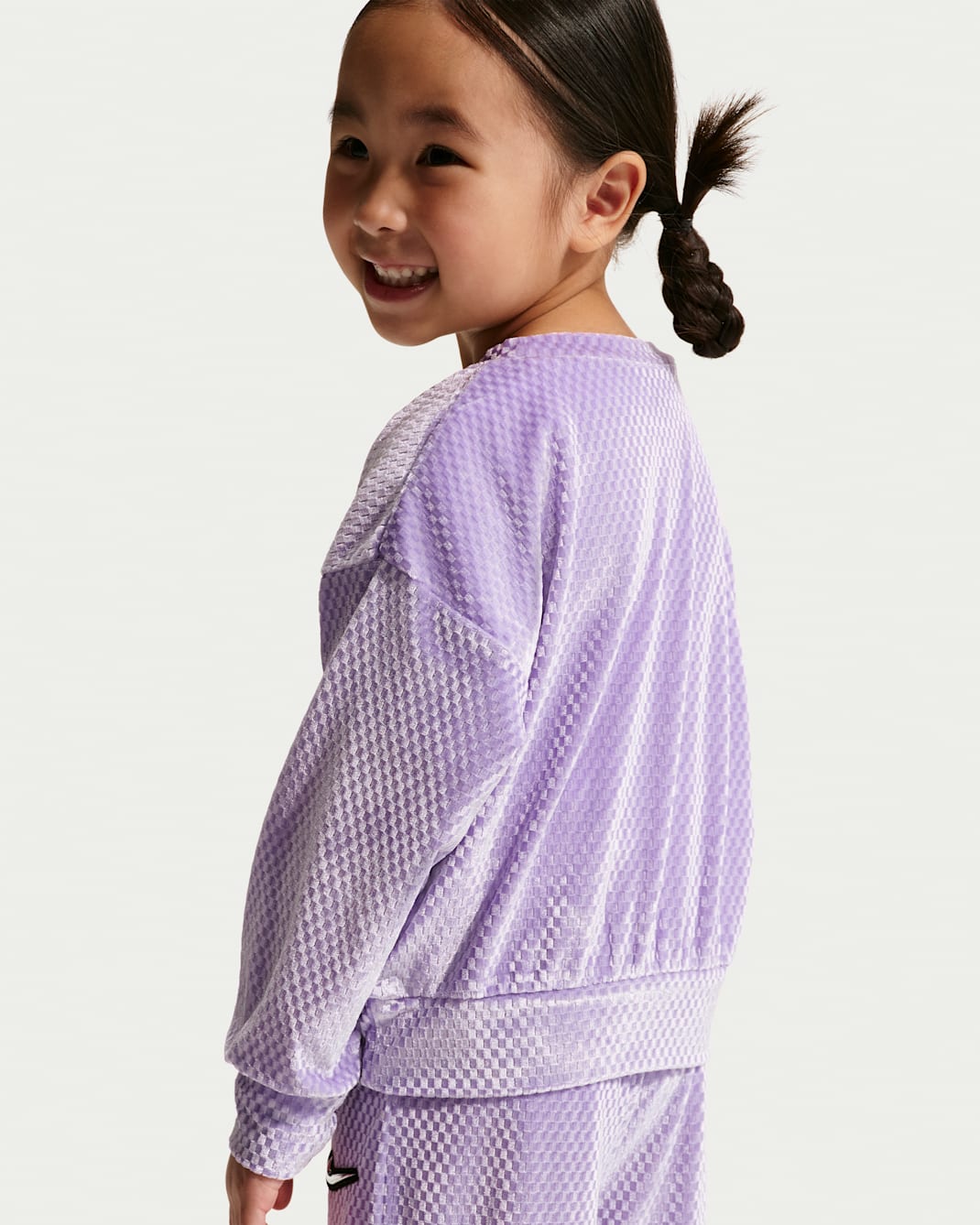 Nike Toddler Swoosh Sparkle 2-Piece Velvet Pants Set