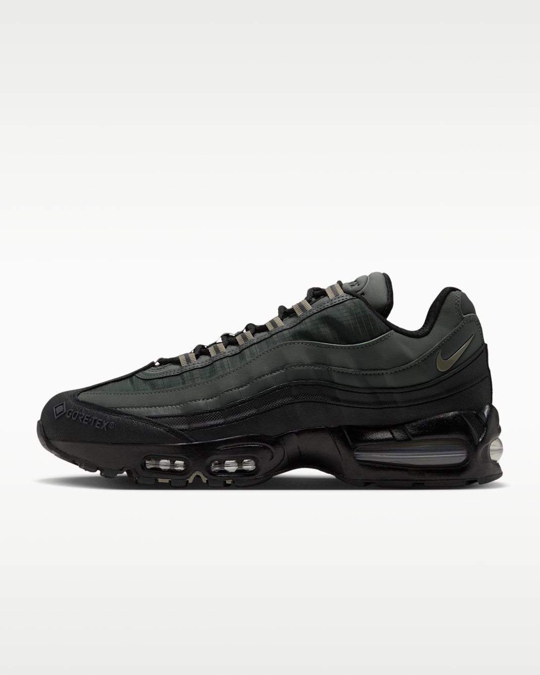 Vinterskor Nike Air Max 95 Big Bubble GORE-TEX för män - Camo Green/Svart/Metallic Dark Grey/Neutral Olive
