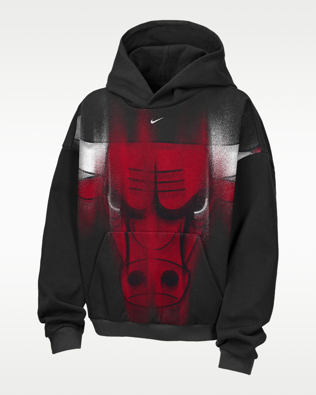 Chicago Bulls Big Kids' Nike Basketball Hoodie - Black