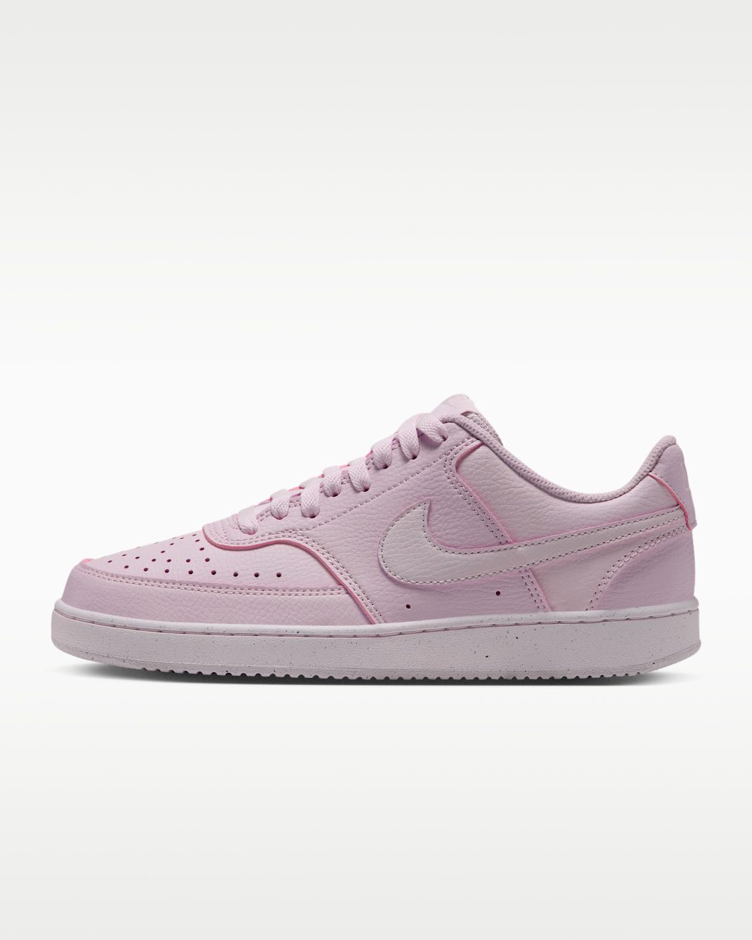 Nike Court Vision Low Next Nature Women's Shoes - Bleached Lilac/Pearl Pink