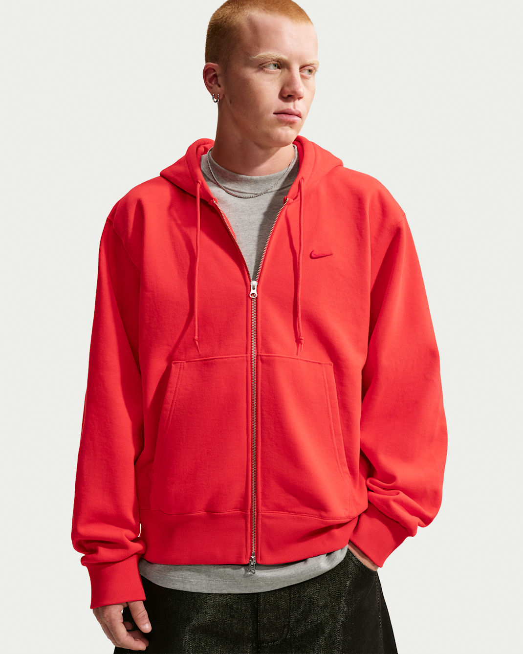 Nike Energy Men's Full-Zip Hoodie - Light Crimson