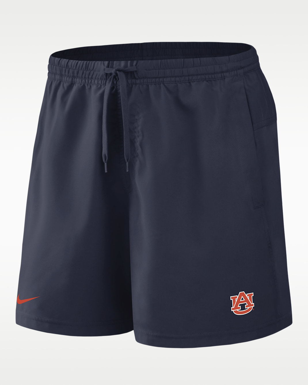 Shorts universitarios Nike Dri-FIT Form para hombre Auburn Primetime Primary Logo - Azul marino