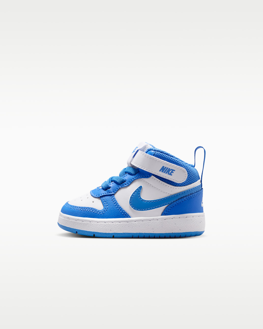 Nike Court Borough Mid 2 Baby/Toddler Shoes - White/Blue Crystal/White/Blue Crystal