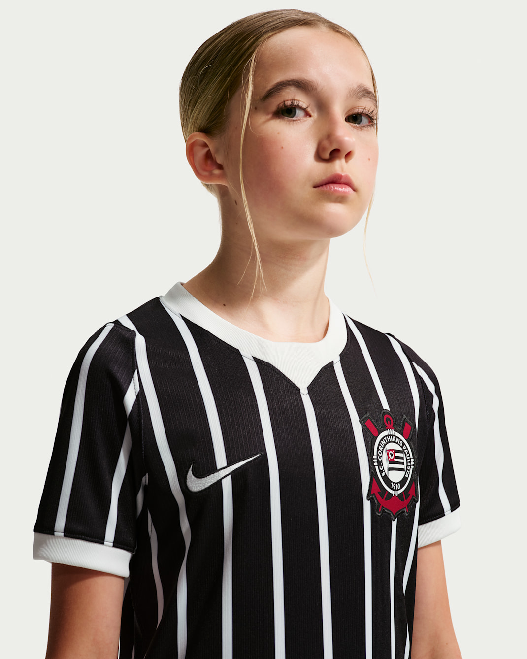 S.C. Corinthians 2026/27 Stadium Away Big Kids' Nike Dri-FIT Soccer Replica Jersey