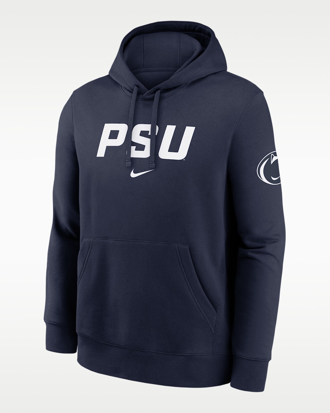Penn State Club 2-Hit Nickname Men's Nike College Pullover Hoodie - Navy