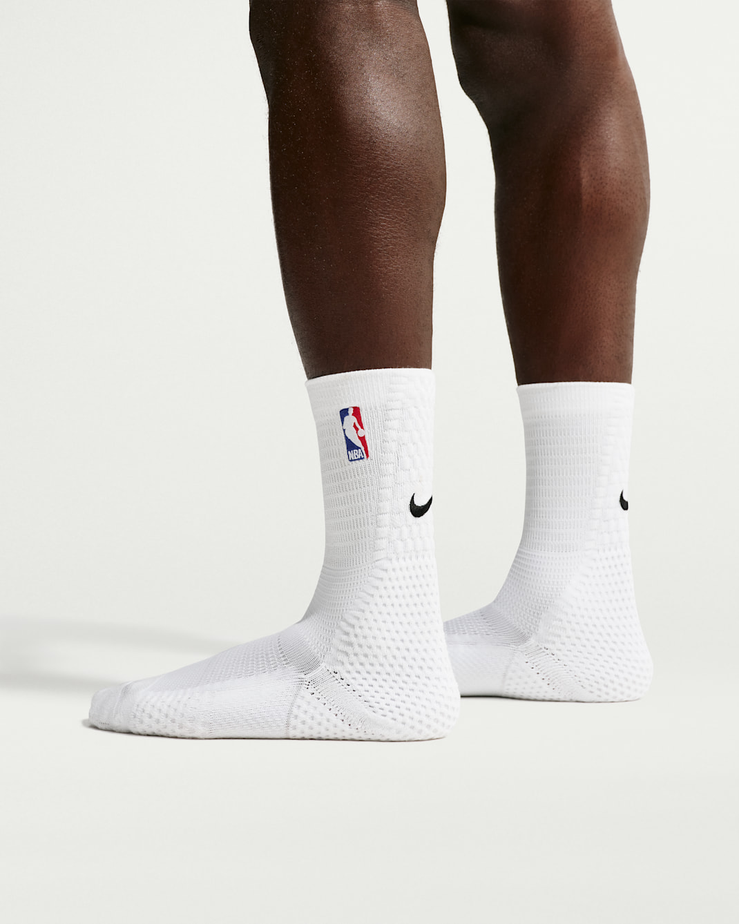 Nike Unicorn Dri-FIT ADV NBA Cushioned Crew Socks (1 Pair) - White/Rush Blue/White/Black