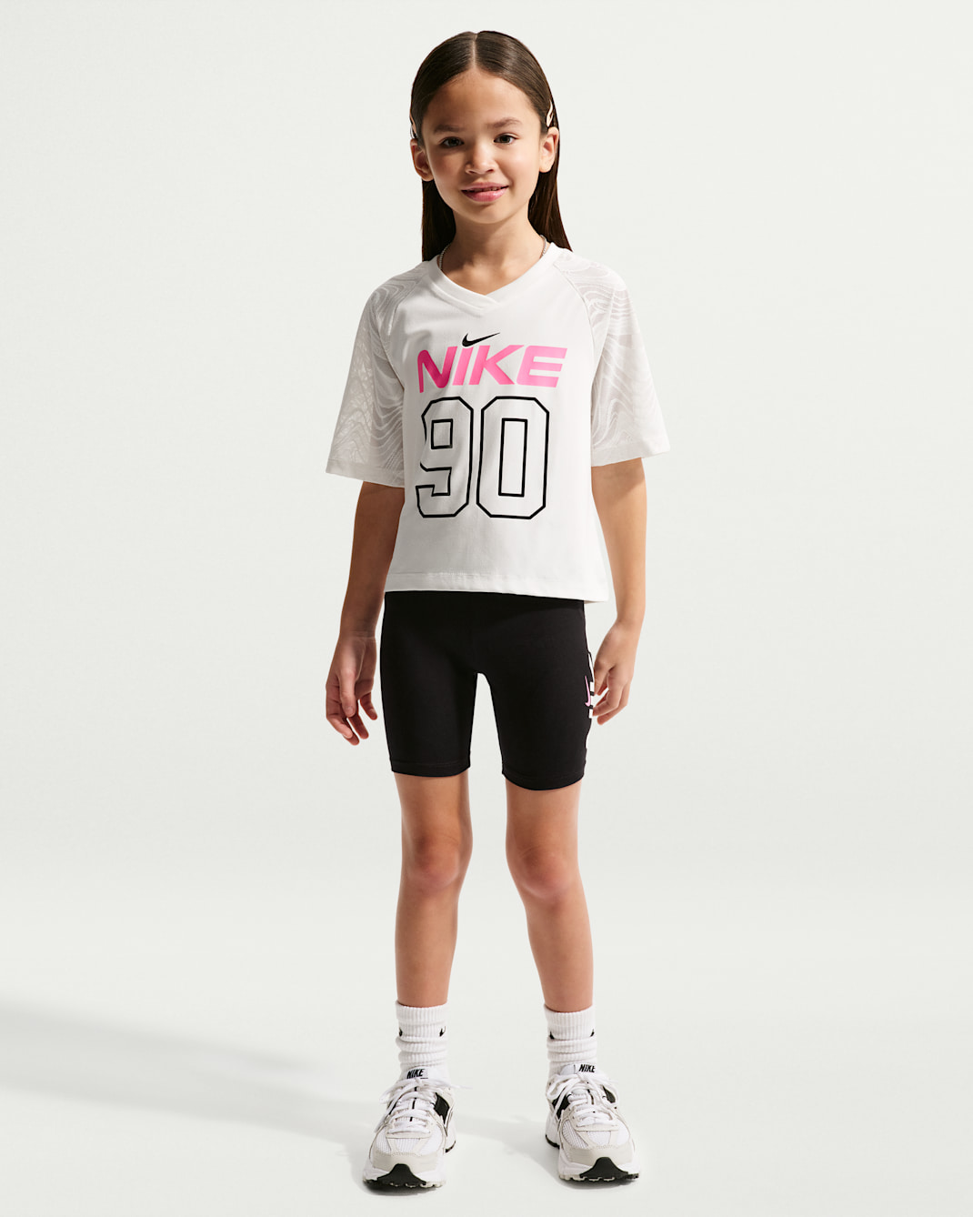 Nike Little Kids' Dri-FIT Easy Breezy 2-Piece Bike Shorts Set - Black
