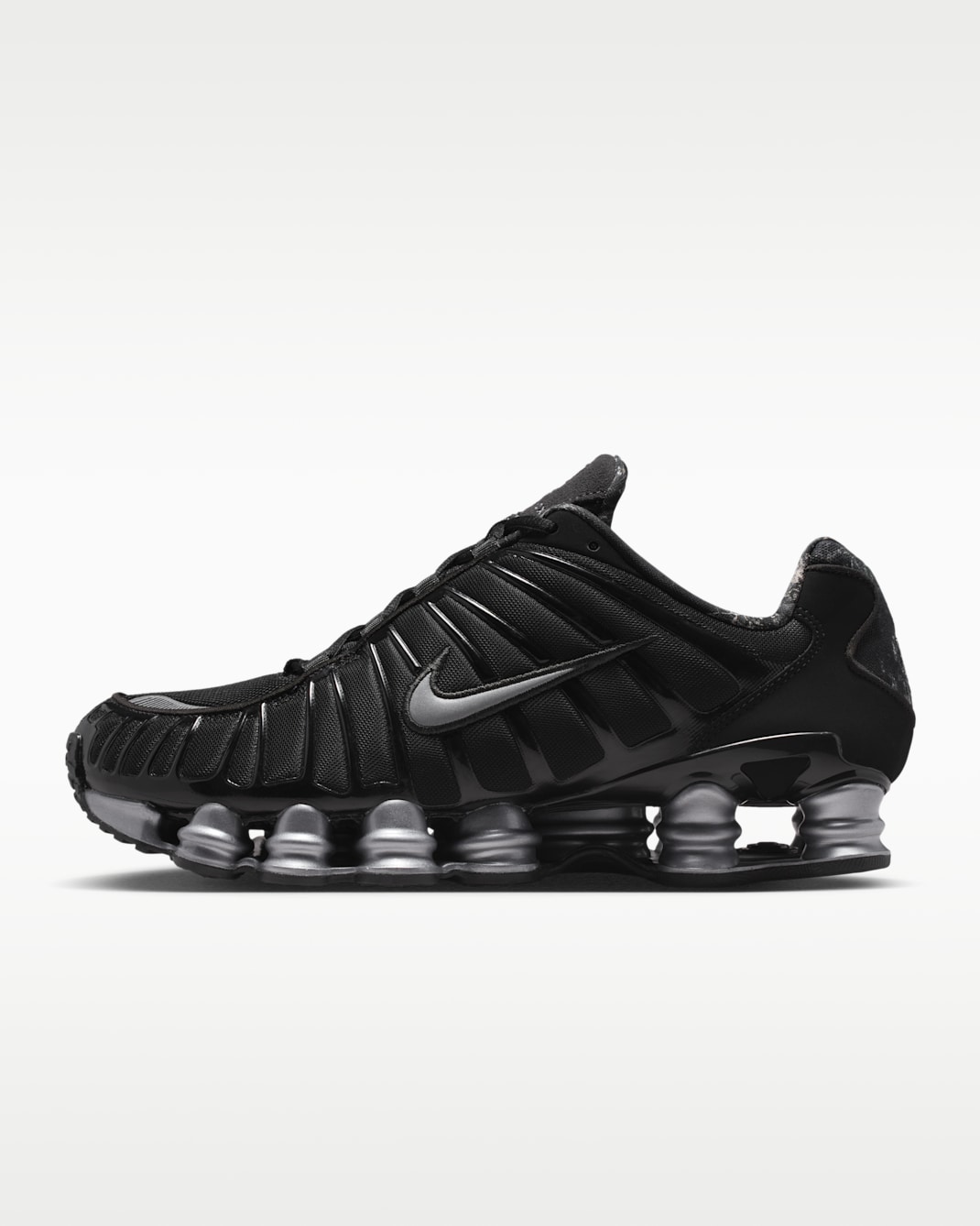 Tenis para hombre Nike Shox TL - Negro/Gris azulado metálico/Gris humo oscuro