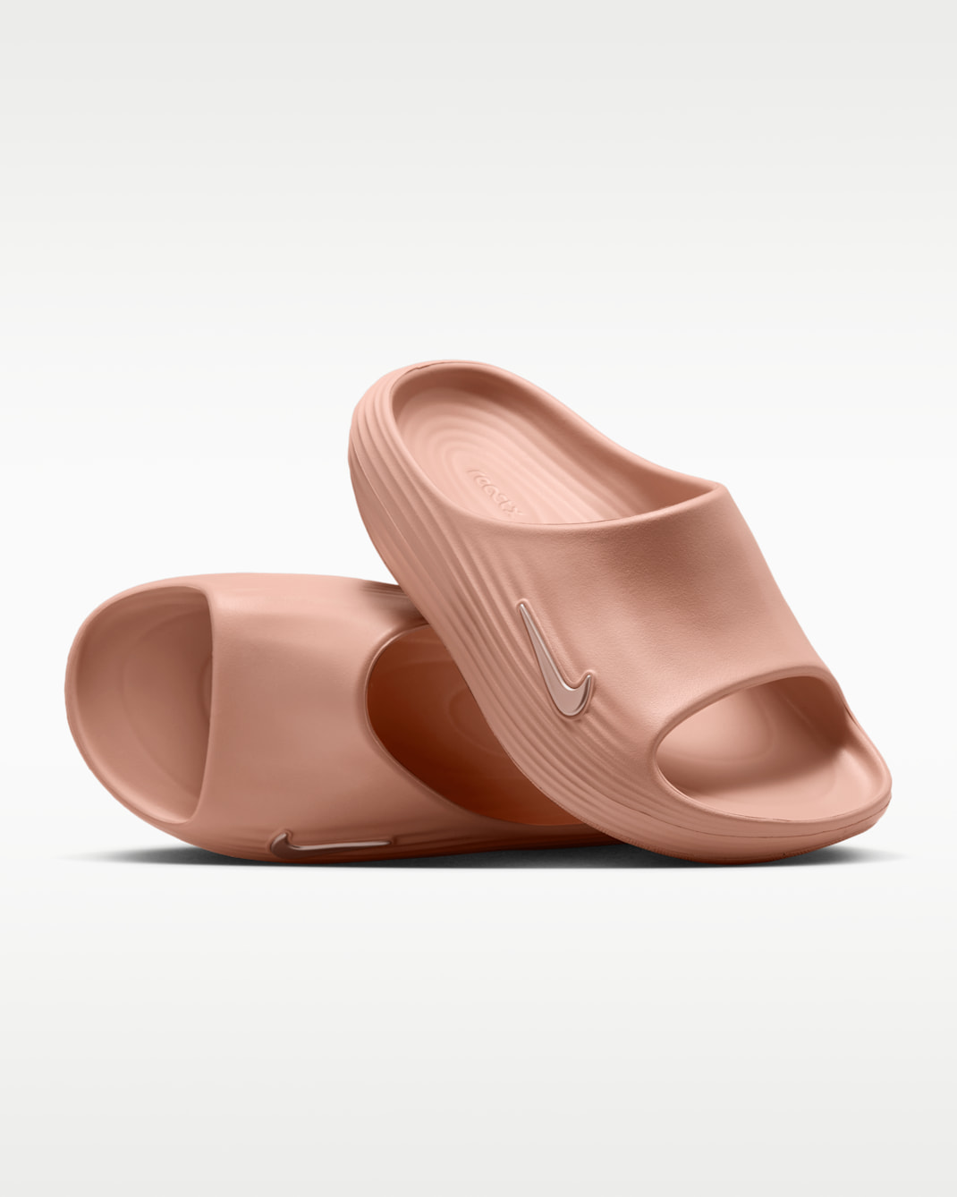 Nike ReactX Rejuven8 Women's Slides - Rose Gold/Rose Gold/Rose Gold