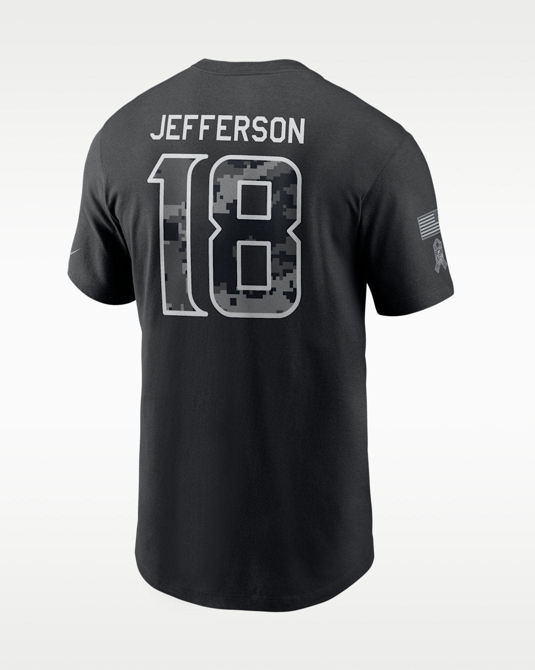 Justin Jefferson Minnesota Vikings Salute to Service Men's Nike NFL T-Shirt