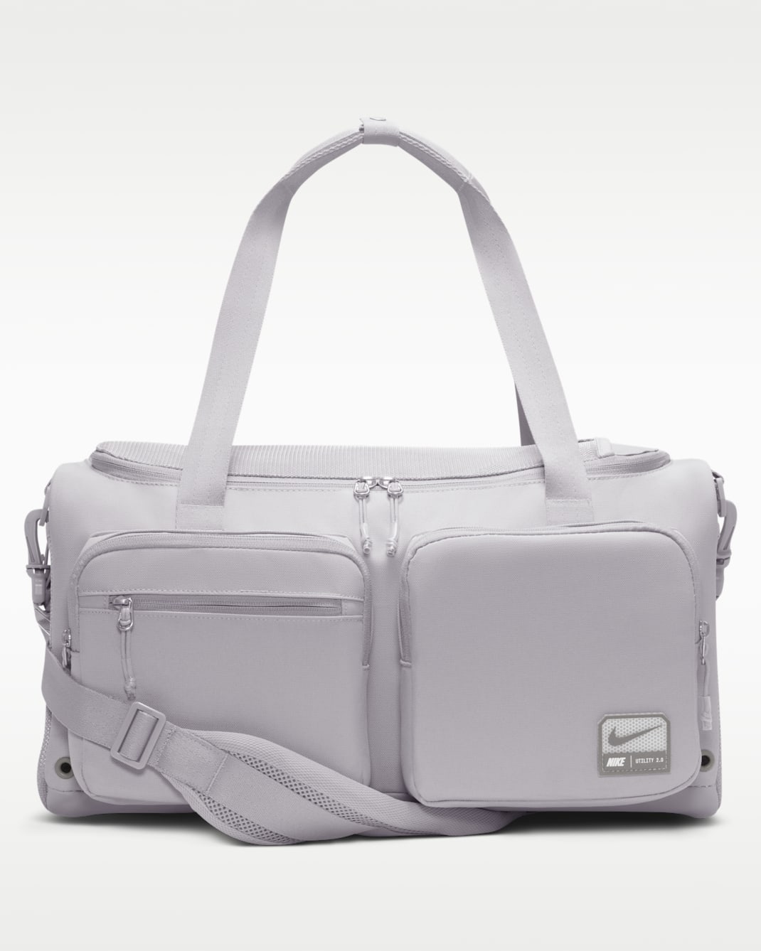 Nike Utility Power 2.0 Duffel Bag (Small, 31L) - College Grey/College Grey/Light Army