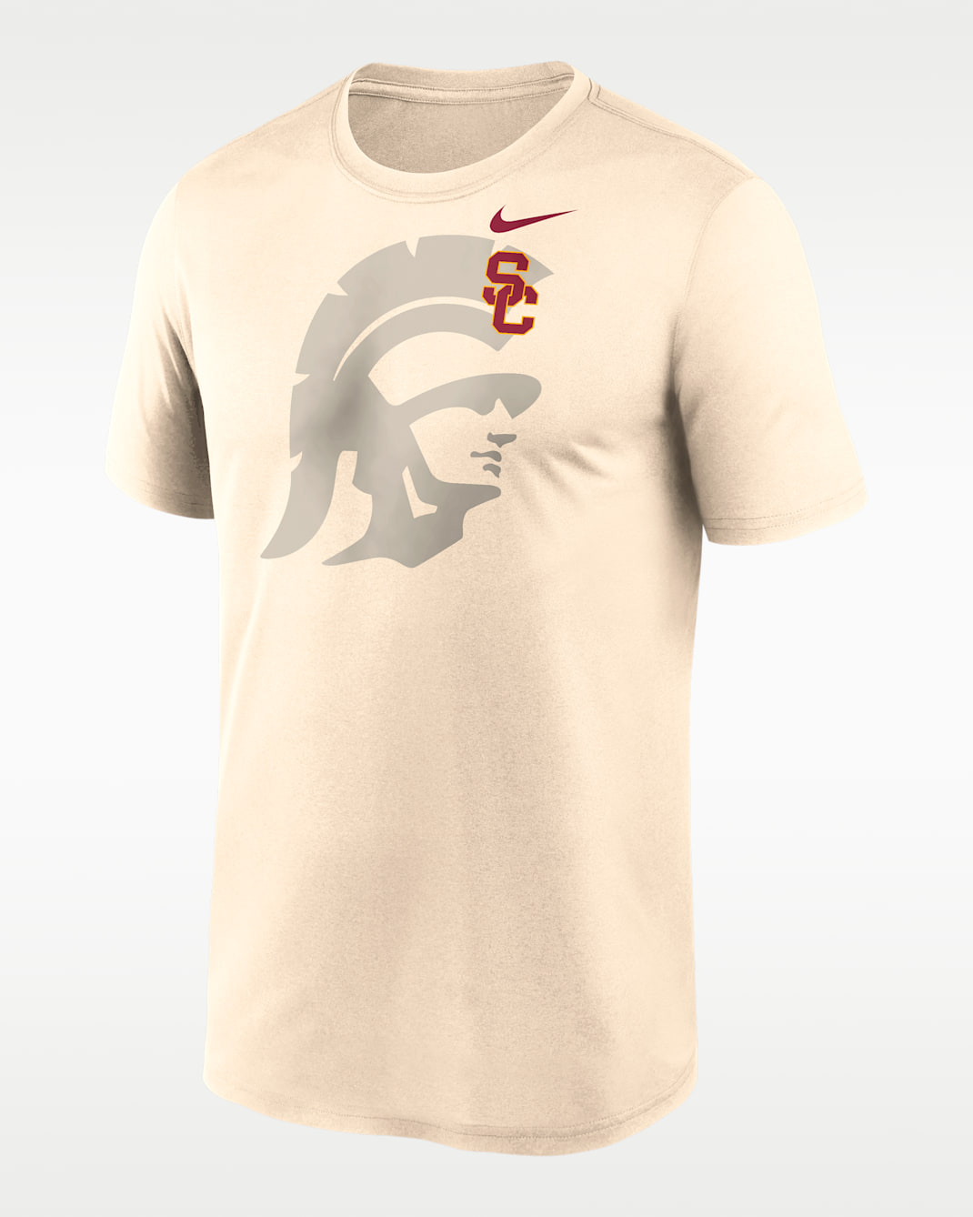 USC Campus Legend Shadow Logo Men's Nike Dri-FIT College T-Shirt - Natural