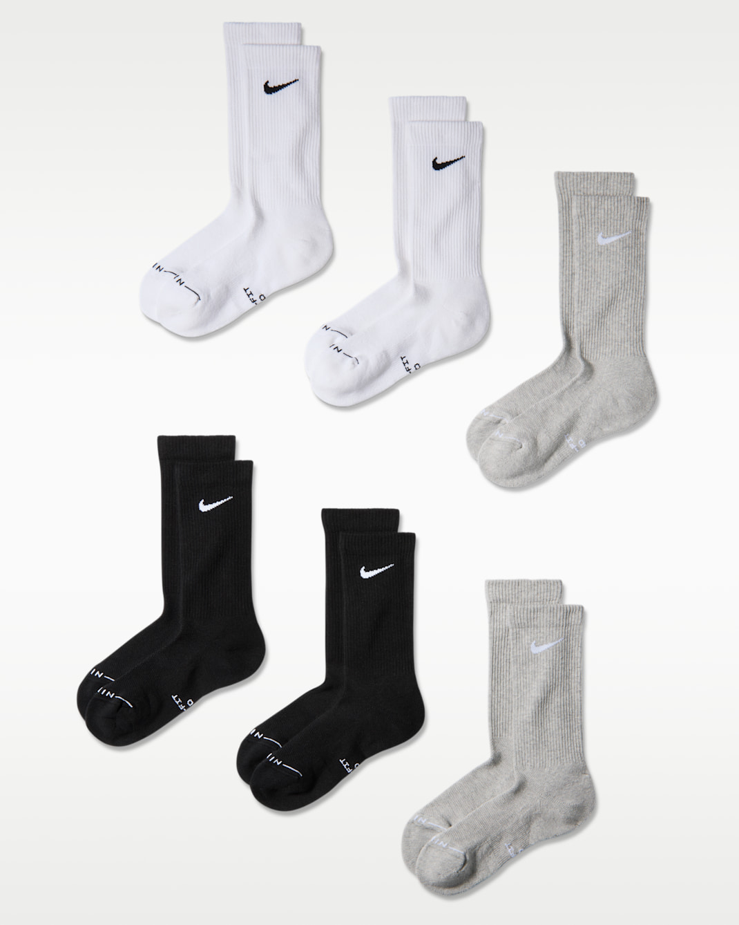 Calcetas (6 pares) Nike Everyday Elevated - Multicolor
