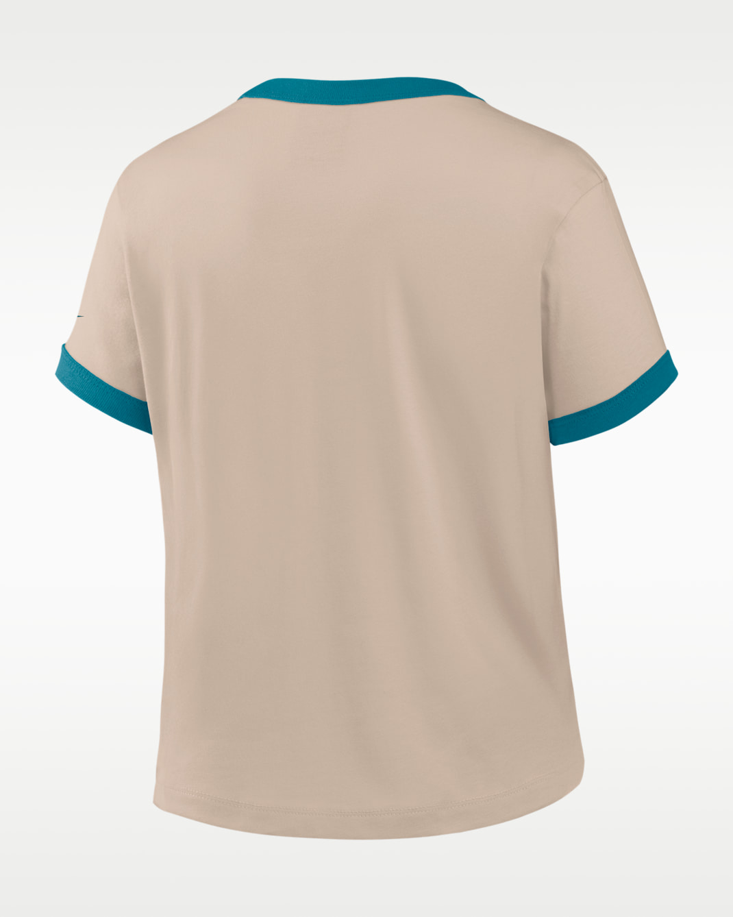 Jacksonville Jaguars Rewind Ringer Mod Women's Nike NFL Cropped T-Shirt