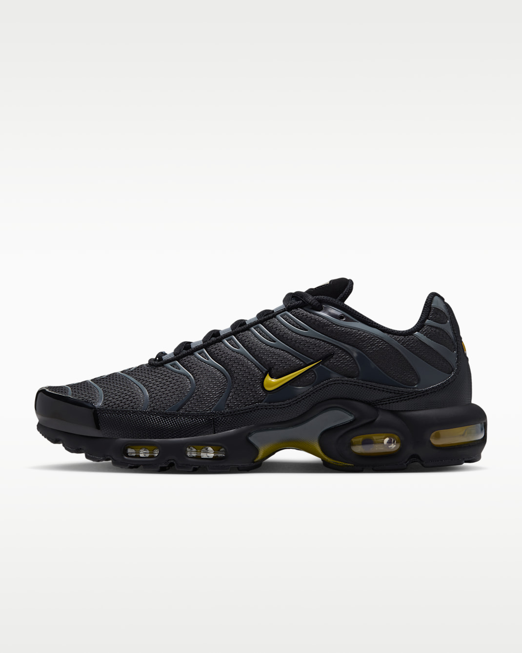 Nike Air Max Plus sko til herre - Dark Smoke Grey/Svart/Cool Grey/Chrome Yellow