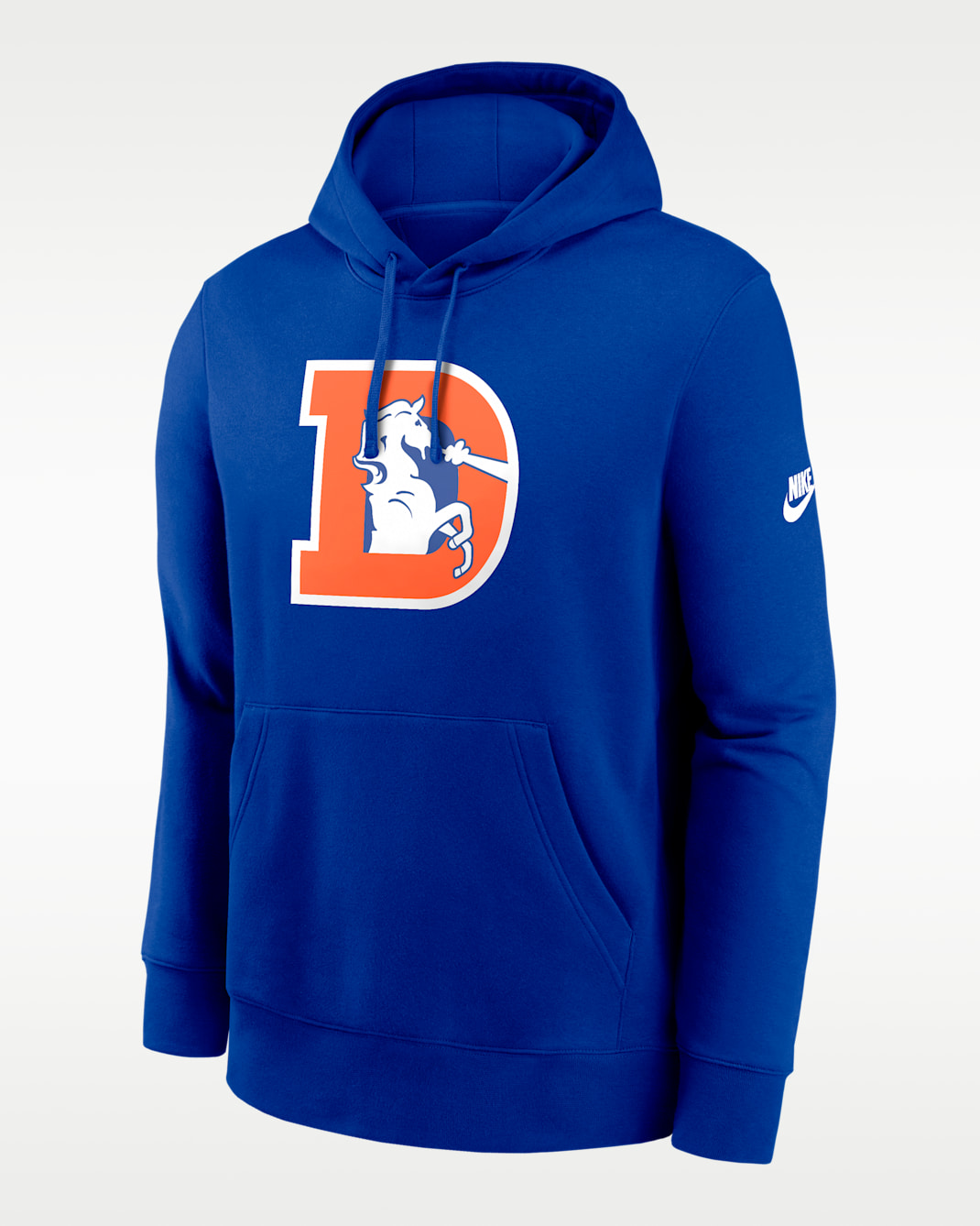 Denver Broncos Club Logo Men's Nike NFL Pullover Hoodie - Royal