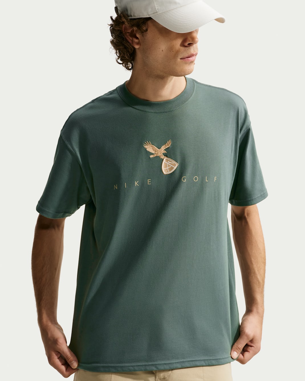 Nike Men's Golf T-Shirt - Camo Green
