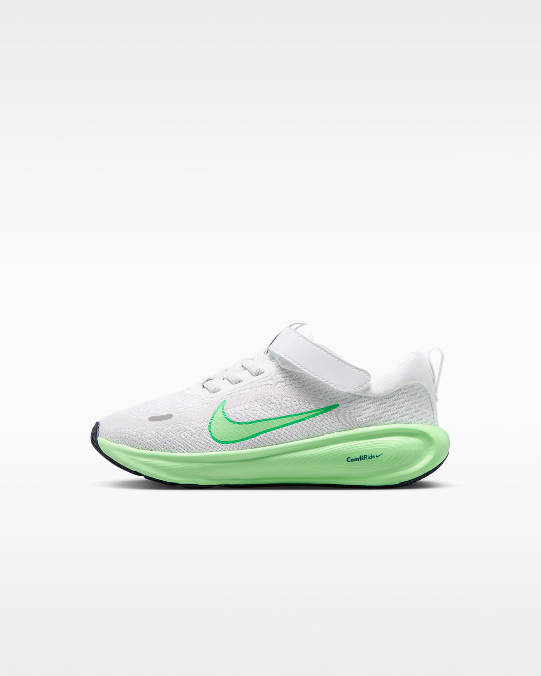 Nike Stellar Ride Little Kids' Shoes - White/Photon Dust/Green Spark/Illusion Green