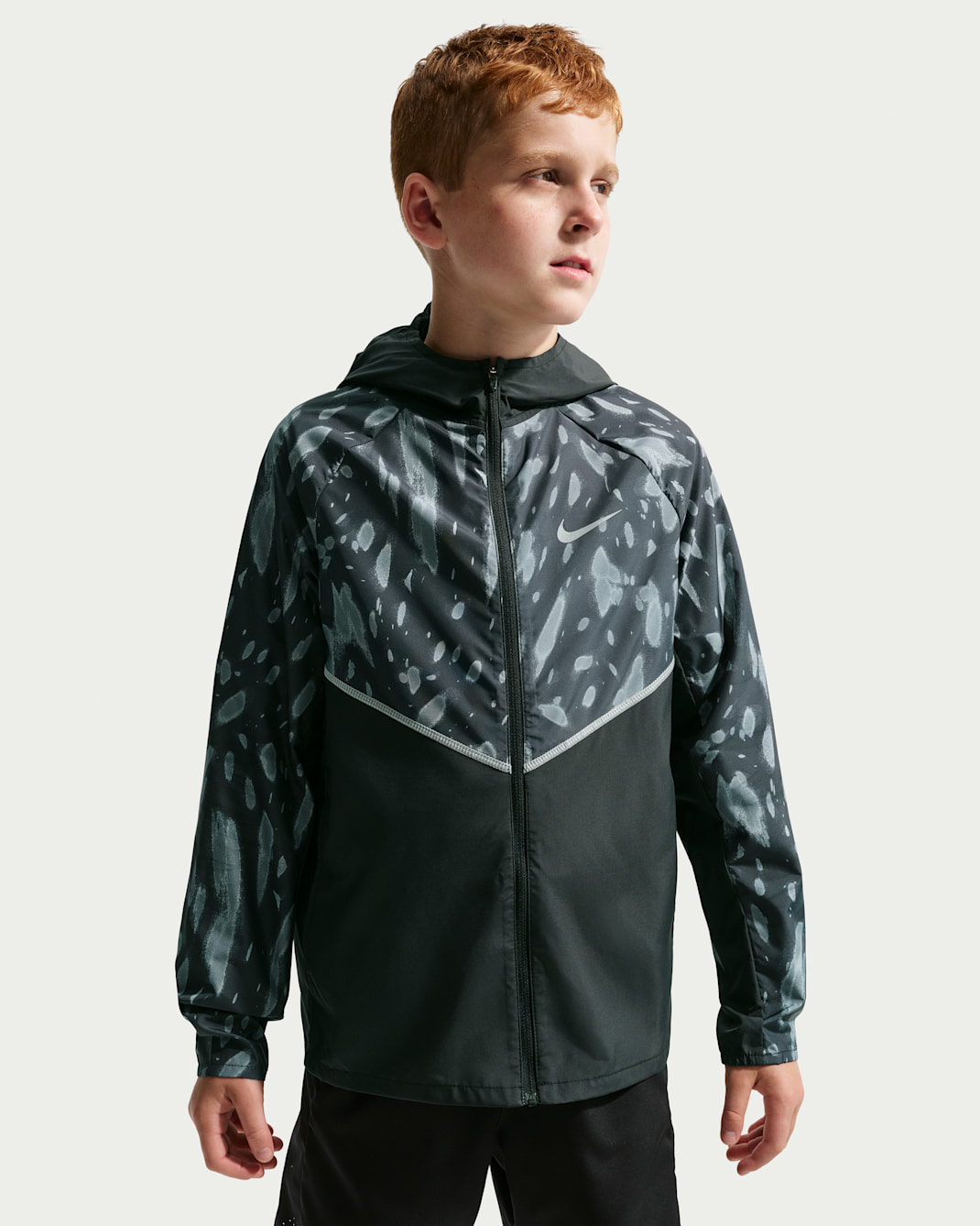 Nike Miler Big Kids' Repel UV Jacket - Black