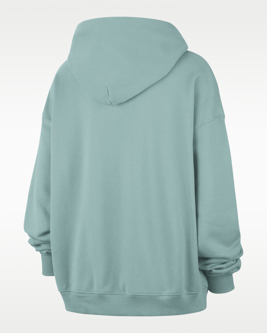 New York Liberty Women's Nike French Terry Oversized Pullover Hoodie